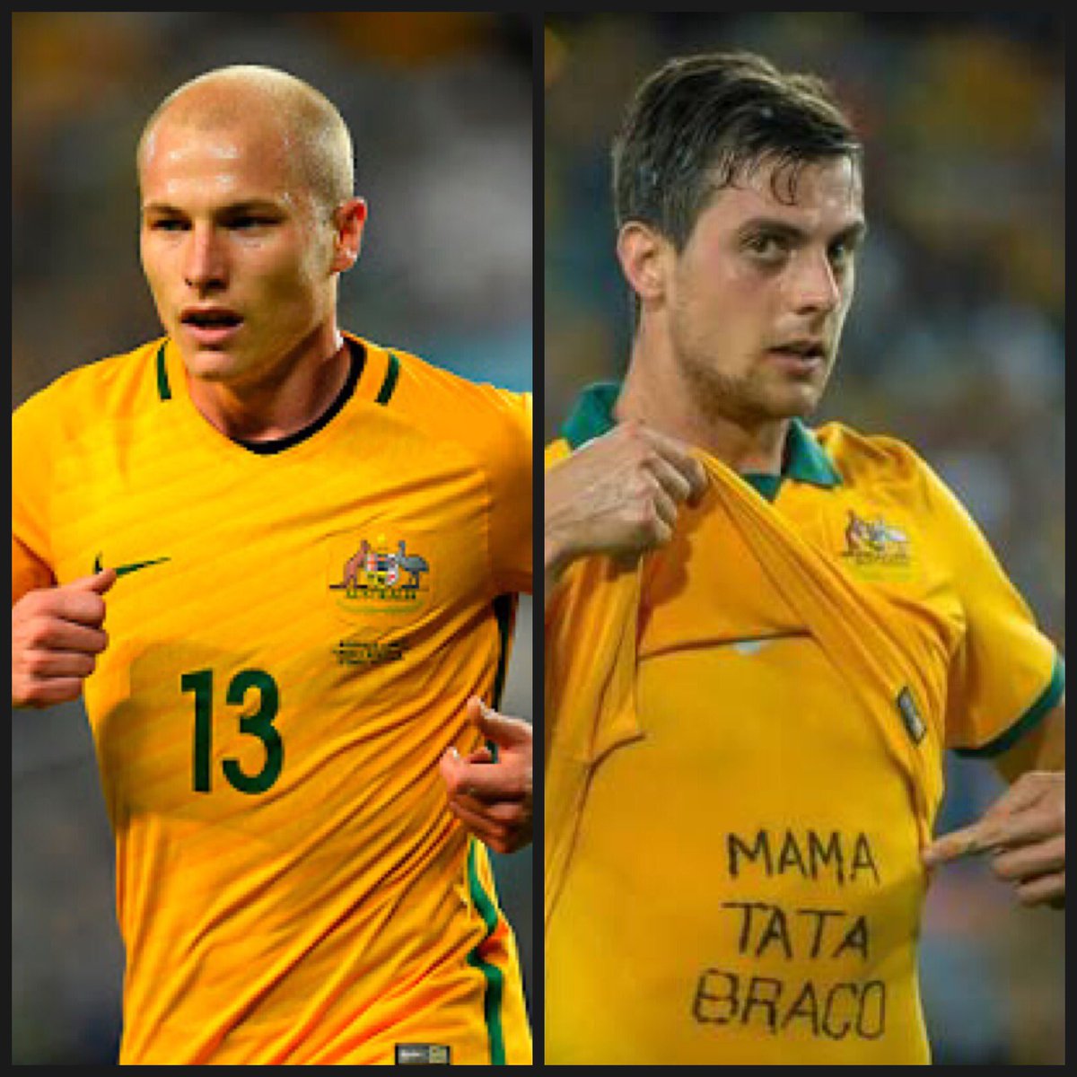 WSWBrotherhood's tweet photo. #MooyUpdate #JuricUpdate Congratulations Aaron &amp; Tomi for being selected in the Socceroos match against England. https://t.co/PkzriY1u6I