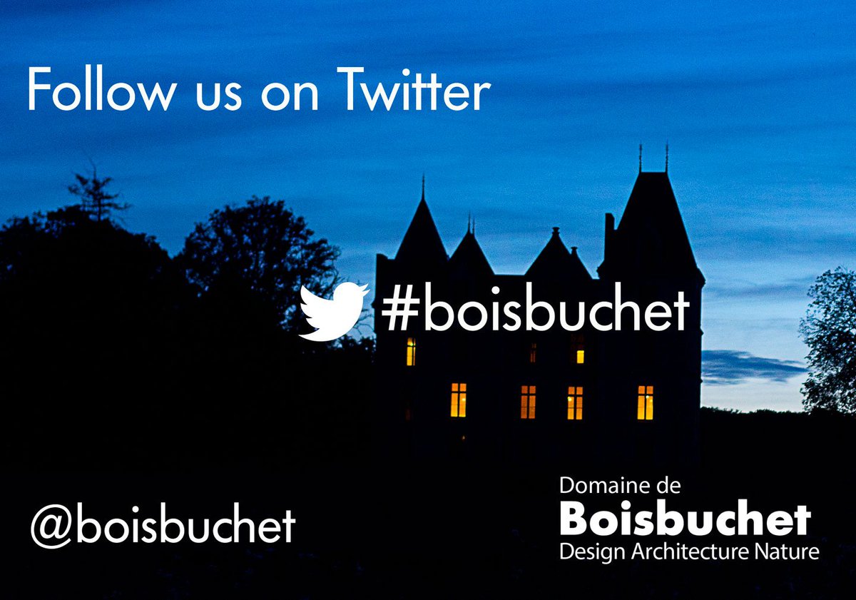 We've updated our Twitter handle!! Follow <a href="/Boisbuchet/">Boisbuchet</a> to keep up-to-date the latest news, events, and workshops!