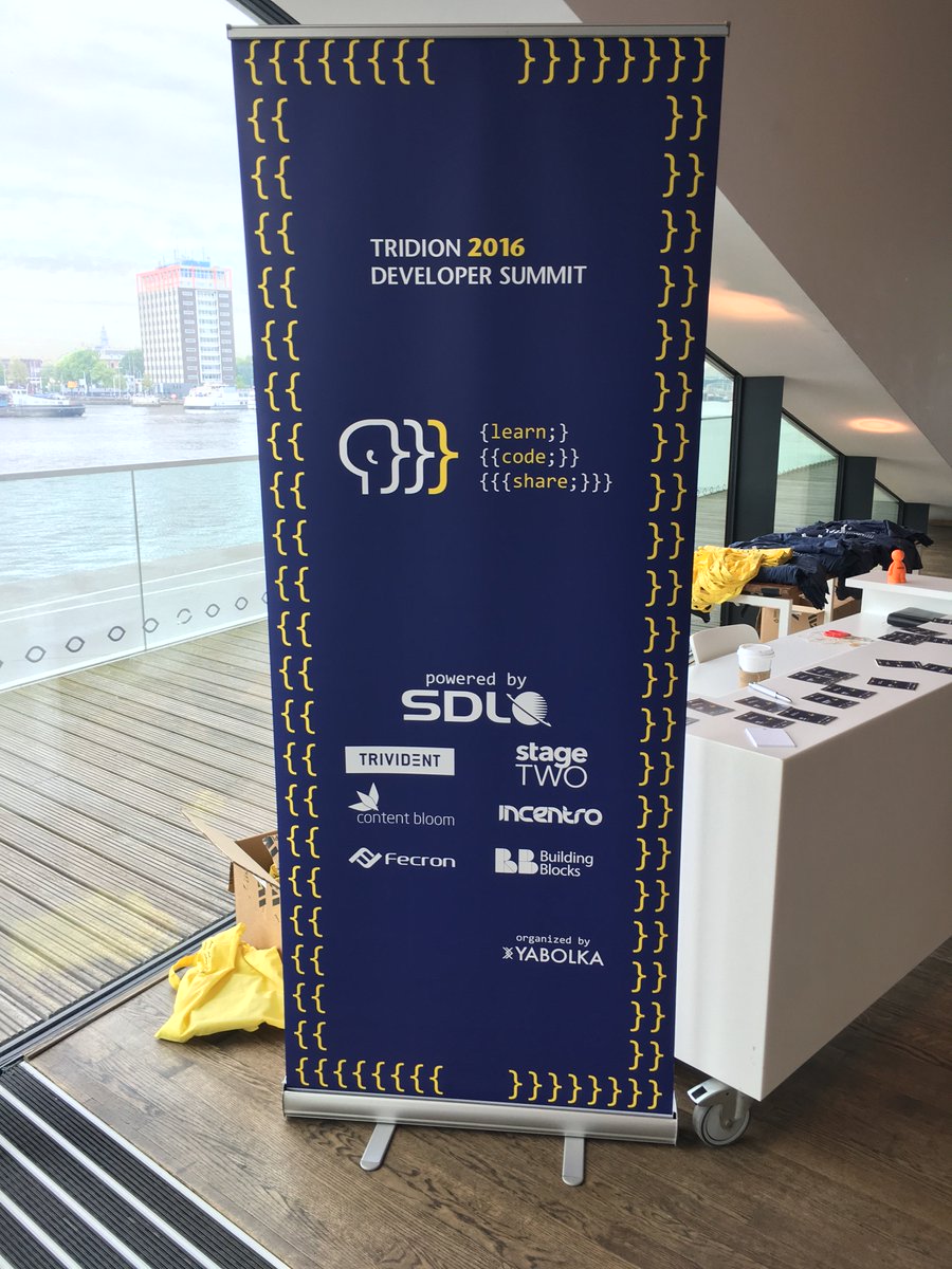 #webcuisine at #tds16 Tridion Developer Summit