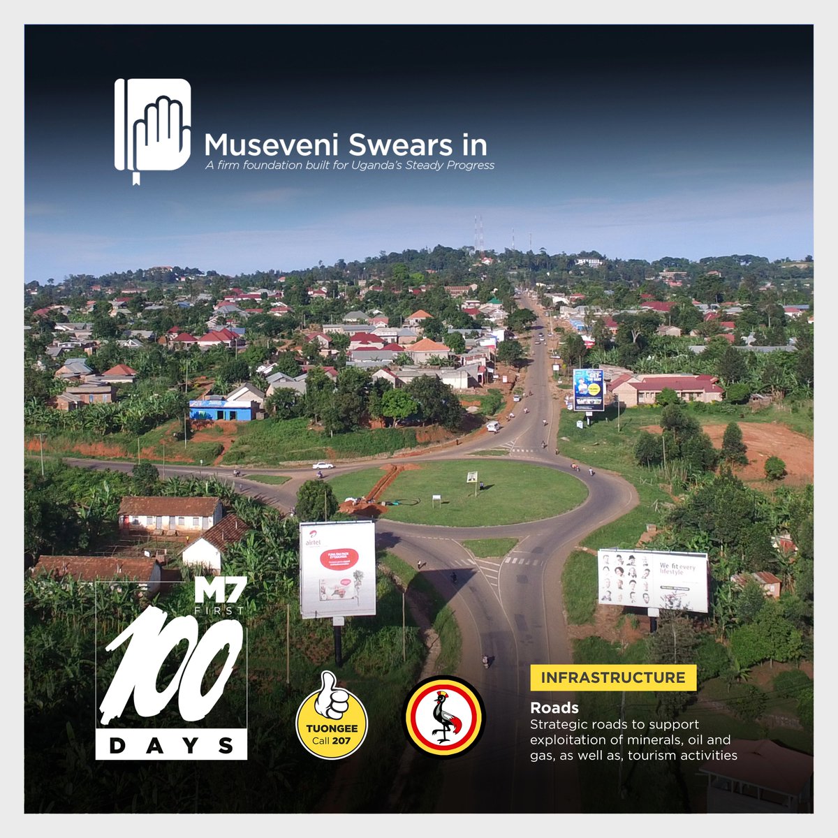 Roads connect us to minerals, oils, gas, tourism sites. Which one should be fulfilled soonest #M7SwearsIn <a href="/UNRA_UG/">UNRA_UGANDA</a>