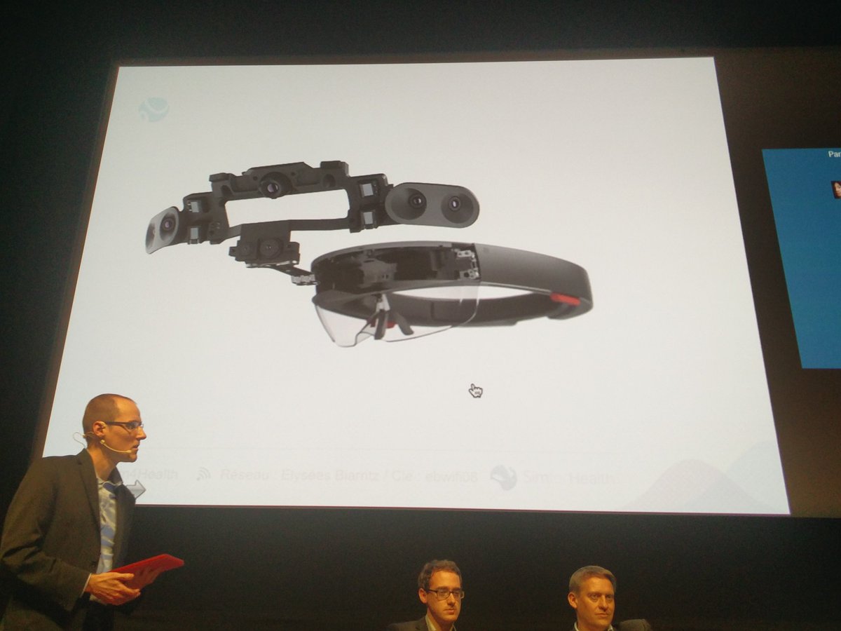 digitalsante's tweet photo. #sim4health @pierlag nous tease la #demolive de du casque #hololens via @infinitesquare https://t.co/bV1mJyJ8Xs