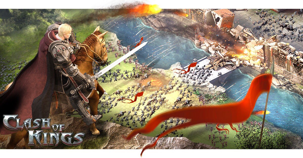 ClashofKingsCoK's tweet photo. Watch your enemy fall! 
Retweet &amp; Like, every 50 retweets we will choose someone at random to receive a big reward. https://t.co/eWpVtUuopb
