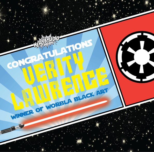 theherostudio's tweet photo. Congrats to Verity Lawrence, Dark Side winner in our May the Fourth giveaway! https://t.co/awdAmPmyDO