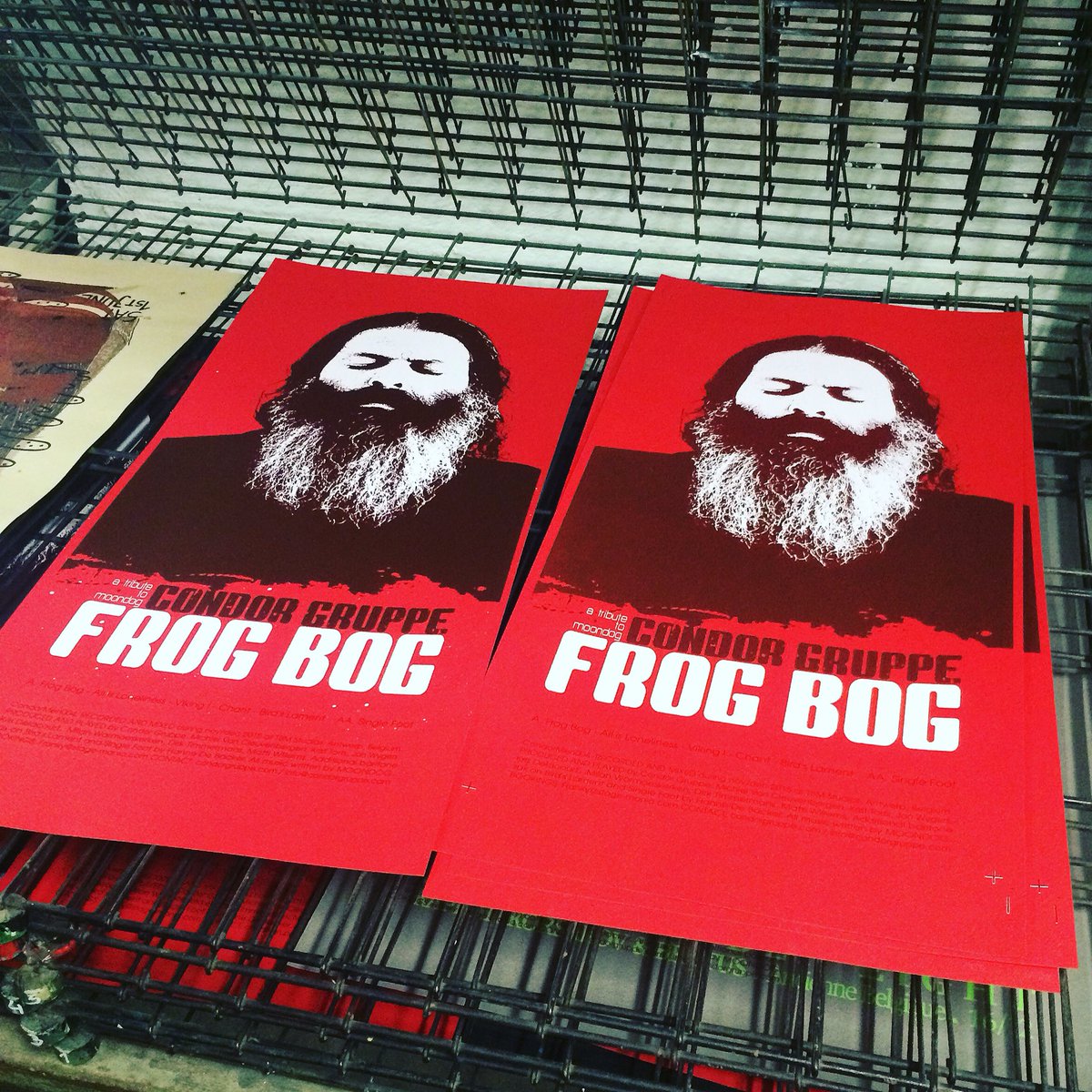 Our tribute to Moondog available on vinyl. Selling fast. info@condorgruppe.com #frogbog #moondog #condorgruppe