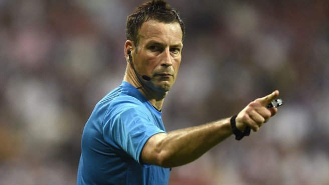 Mark Clattenburg akan menjadi pengadil di laga final CHAMPIONS LEAGUE antara Real Madrid vs Atletico Madrid #UCL