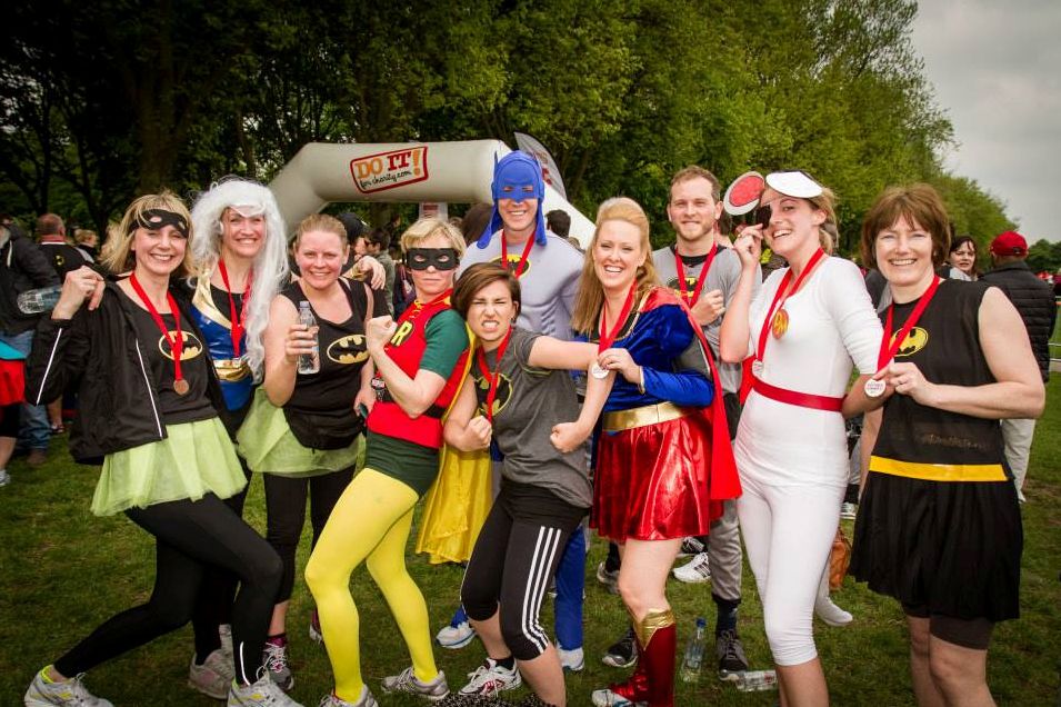 theCALMzone's tweet photo. Is it a bird? Is it a plane? No it's all our @CALMHQ runners descending on the #SuperHeroRun2016 this Sunday https://t.co/LXp2Jq2NDO