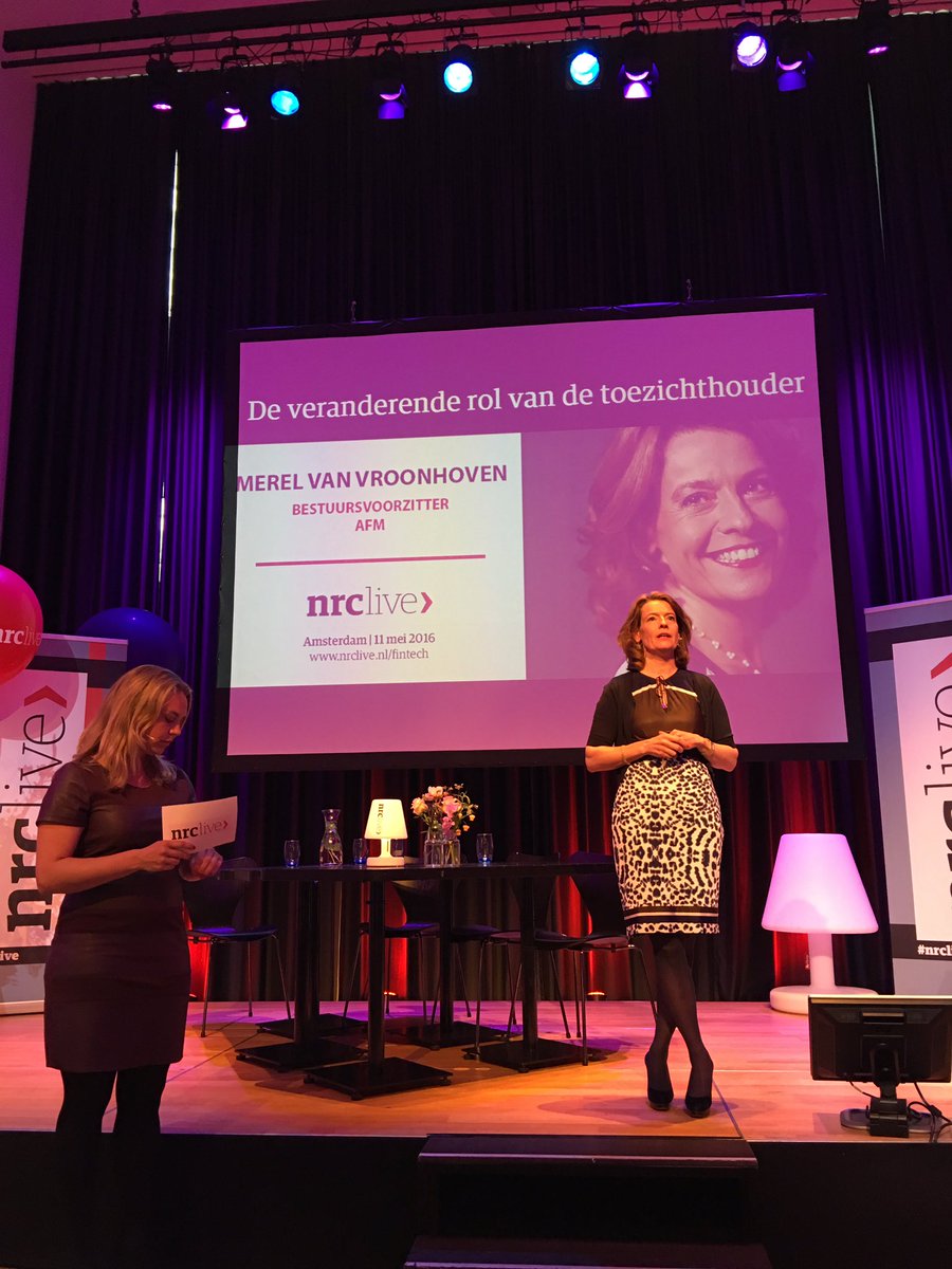 klazema's tweet photo. #nrclive @merelvanvroonhoven "geen level playing field tussen consument en bank of verzekeraar. Een perversiteit!" https://t.co/tBuY42gg7s