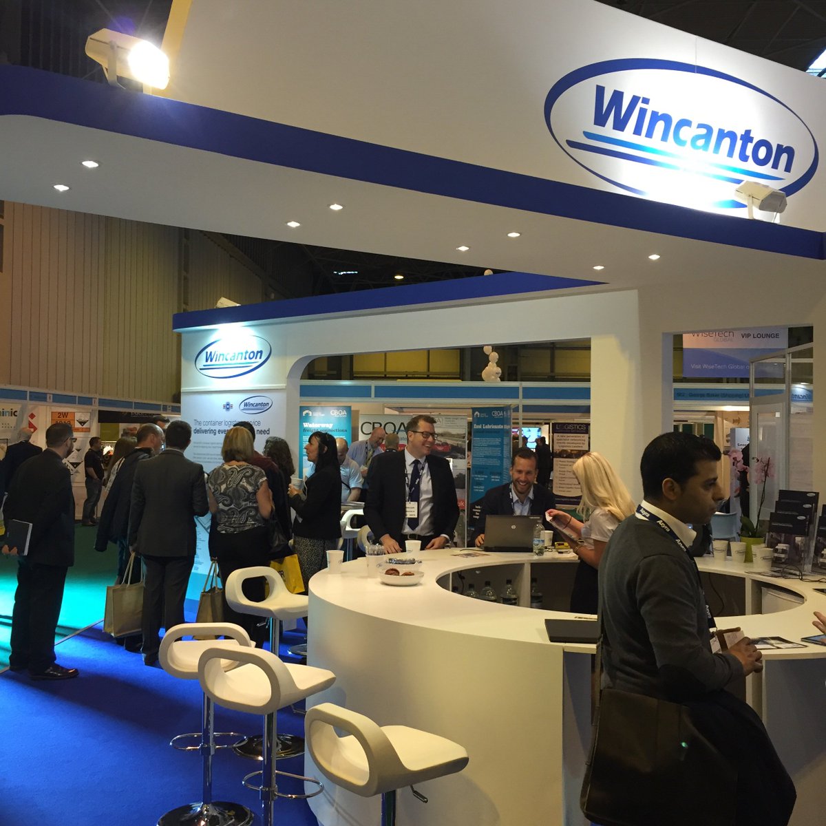 WincantonStevef's tweet photo. Busy day on @wincantonplc stand, come and see us on stand 660 @multimodal https://t.co/edP9G1Z0S8