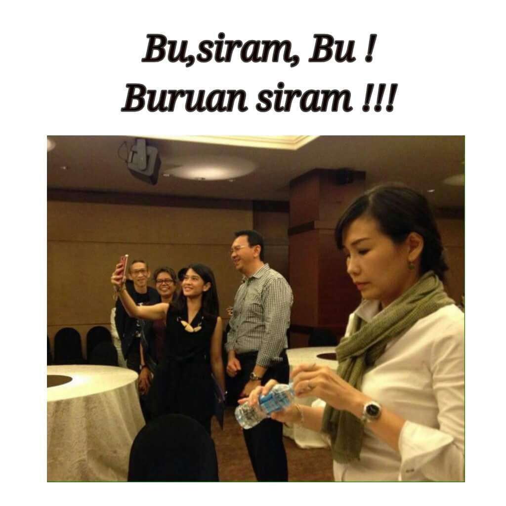 Ini Kumpulan Meme Lucu Gara Gara Foto Welfie Ahok Bareng Dian