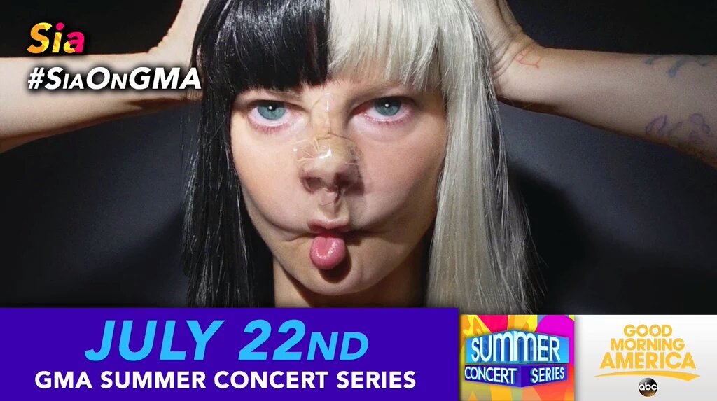 whyte_deandre's tweet photo. Yay @Sia returns to @GMA July 22 #SiaOnGMA https://t.co/lePMXg2Ug8
