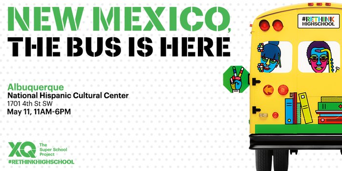 XQAmerica's tweet photo. Hey, #Albuquerque! We're at @NHCCNM today from 11AM-6PM celebrating #education in your community. Stop by &amp; see us! https://t.co/TfanCDeBrq