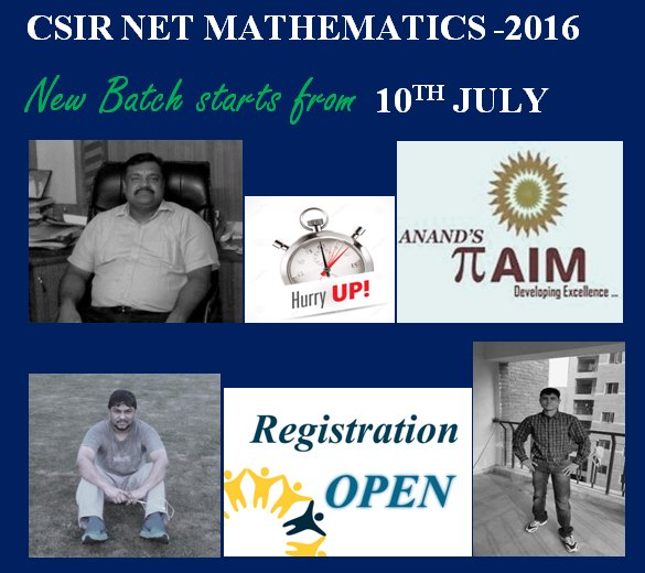 PIAIMCLASSES's tweet image. NET MATHS NEW BATCH@PI AIM