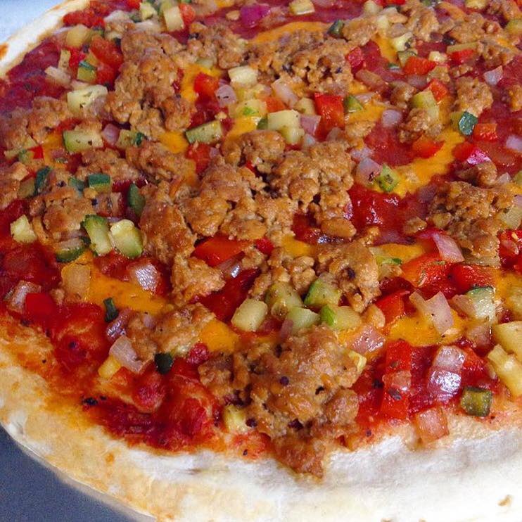 Don't wanna cook tonight? Come grab our tempeh and veggies frozen pizza. Available at our store only! #Plateau #Mtl