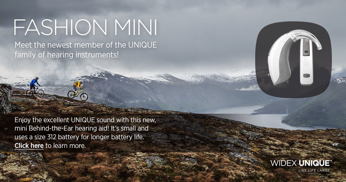 ablehearing's tweet image. Introducing Fashion Mini, the newest addition to our UNIQUE product family #widex pbxx.it/mokkpt