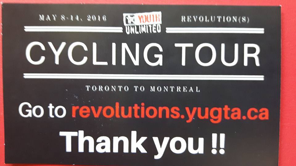 Jesse &amp; Dave are now 1/3  of the way to Montreal!
Help them reach their fundraising goal
canadahelps.org/dn/26836