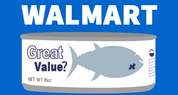 Hey @Walmart, stop destroying our oceans to fill your #GreatValue brand tuna cans! bit.ly/1X18h4x