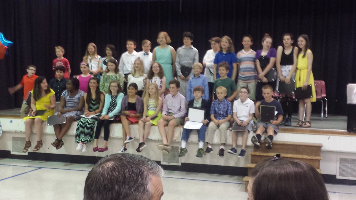 RusComputerlab's tweet image. 5th graders overcoming their fears speaking in front of all EEE students, teachers, and parents! #waytogo