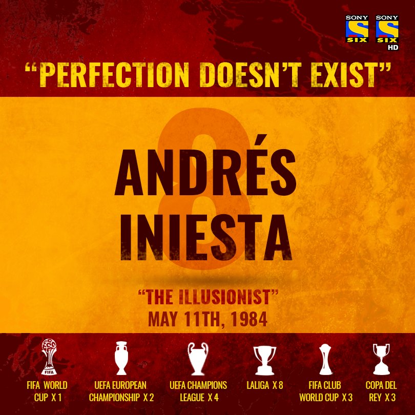 SonySportsNetwk's tweet photo. Intuitive, vertical, fast and intelligent, #AndreIniesta is a man of many virtues.
Happy Birthday legend! https://t.co/9kjaV2GRIH