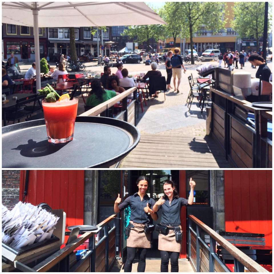 In_de_Waag's tweet image. Wij worden vrolijk van dit weer! #terras #spring #happy #nieuwmarkt