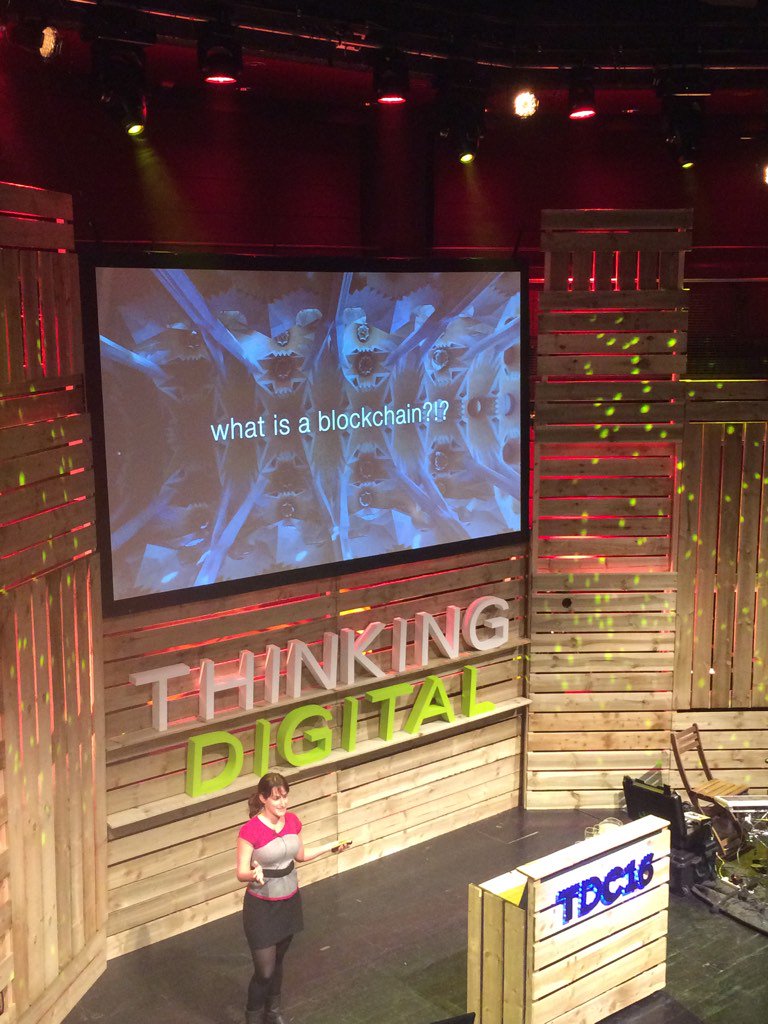 KHCourage's tweet image. Finally! #whatisablockchain by Sarah Meiklejohn #TDC16 @ThinkingDigital