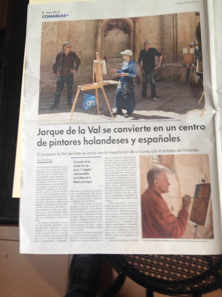#Sienteteruel y su #arte y #pintura de #España y #Holanda con Alex Verduijin y la <a href="/FondaDelTozal/">Fonda Del Tozal</a>. +Info