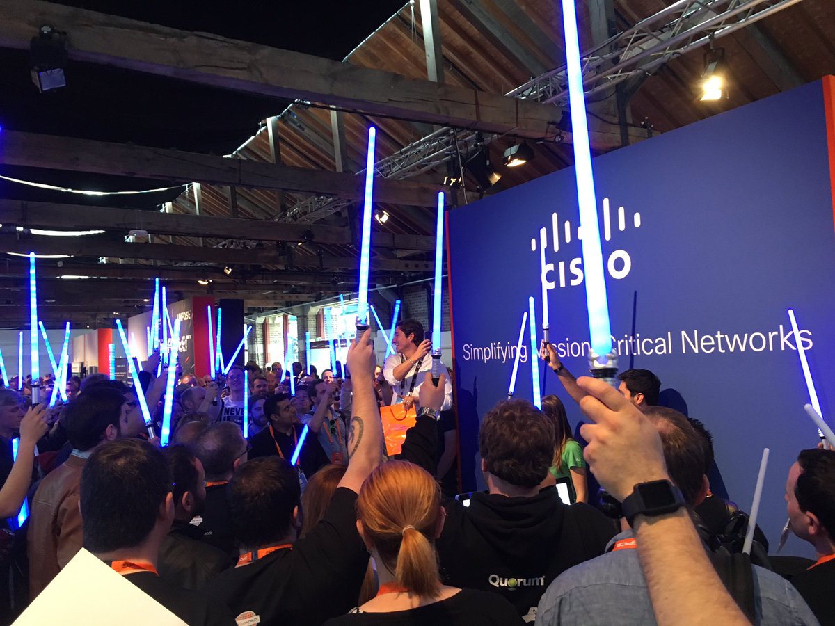 lorixeller1's tweet photo. #ciscodisco continues at the booth! #SpiceWorld2016 #SpiceWorldLondon #usetheforce #cisco https://t.co/Z0Ex67uSEb