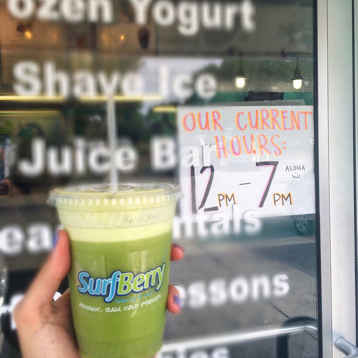 Hey y'all! Our hours will be 12-7 up until Memorial Day!