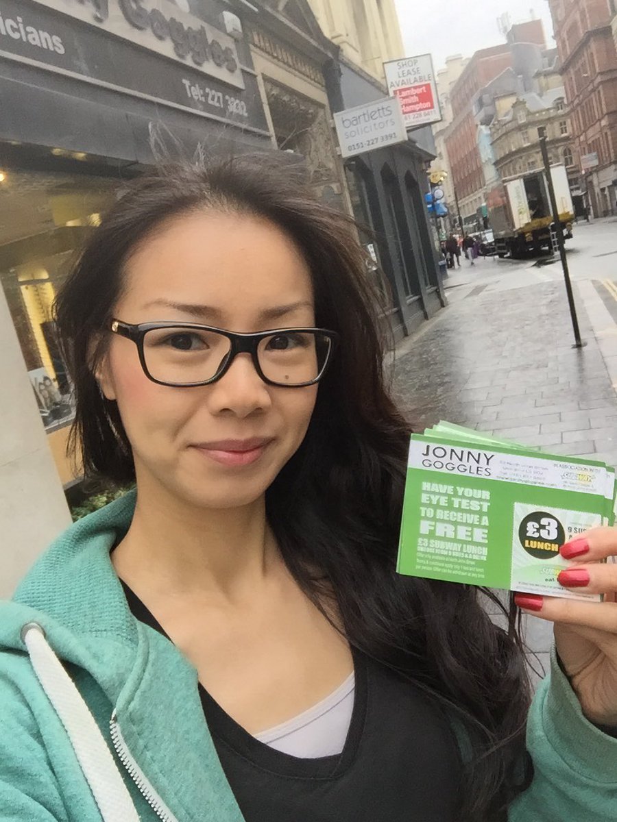 WenFongLi's tweet image. #FreeEyeTest @jonnygogg1es #Voucher #Liverpool #Subway @impactmodels
