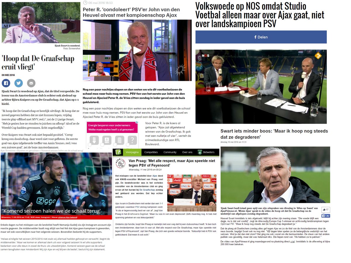 HuusGiddink_'s tweet photo. Waarom iedereen leedvermaak heeft bij verlies kampioenschap #ajax! #arrogantie #psv #Feyenoord https://t.co/zznkvGOxyD