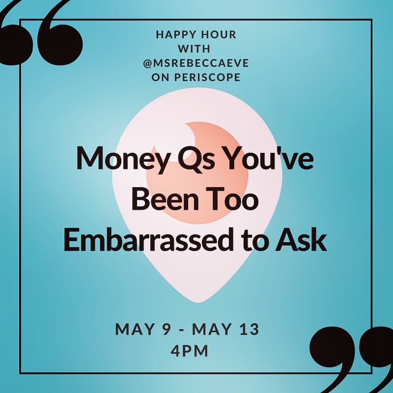 dominatedebt's tweet photo. What money Qs have you been too embarrassed to ask? Send me a private message!#rockyourmoney #rebeccaeve https://t.co/YBghoCbB3A