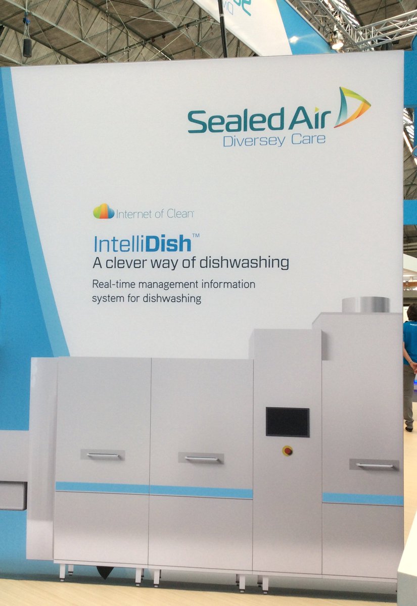 diversey's tweet photo. #IntelliDish optimizes commercial dishwashing operations. See it at #interclean booth 01.211. #IoT #InternetofClean https://t.co/UjddqY3FVx