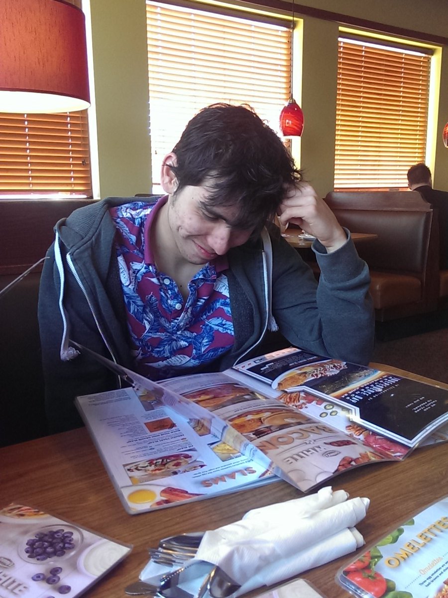 CashGrabComedy's tweet photo. Ron in deep thought about @MTLsketchfest and pancakes #TheRoadToMtl https://t.co/HJUFqboB3Q