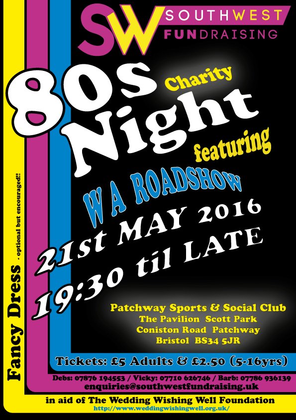 SWFundraising's tweet photo. Come and join us for at our 80s night. Tickets still available. Please spread the word @thisisheart #charity #dance https://t.co/Ca69VPjnSx
