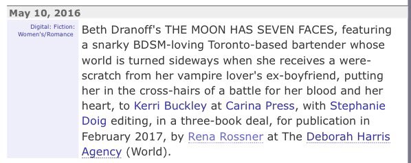 MeMyselfAmI's tweet photo. So this happened. #ThreeBookDeal #ItsOfficial Huge thanks to amazing agent @renarossner !! #grateful https://t.co/r7mevfS3to