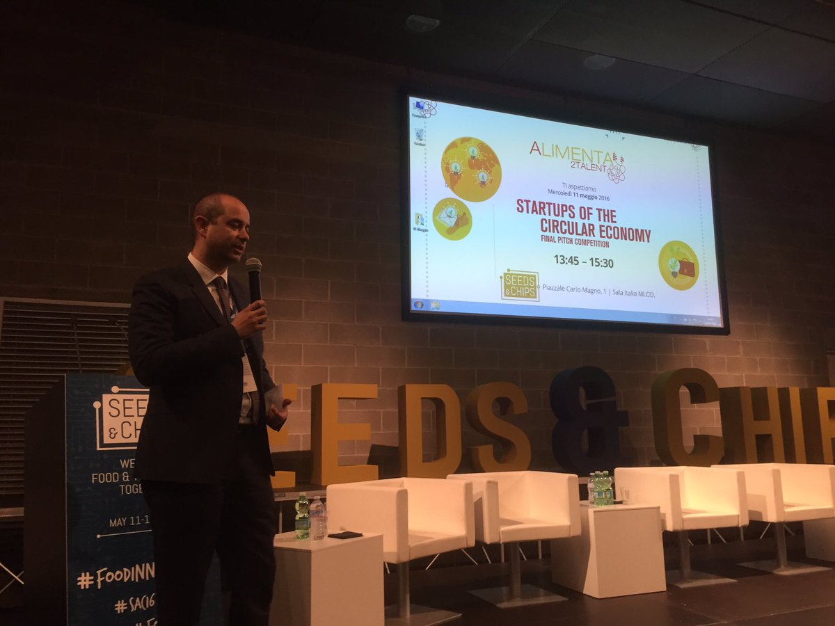 GiusyStanziola's tweet photo. Al via la finale @Alimenta2Talent per supportare le #startup del #food #agritech presente anche #unicreditstartlab https://t.co/FTBoVjFotP