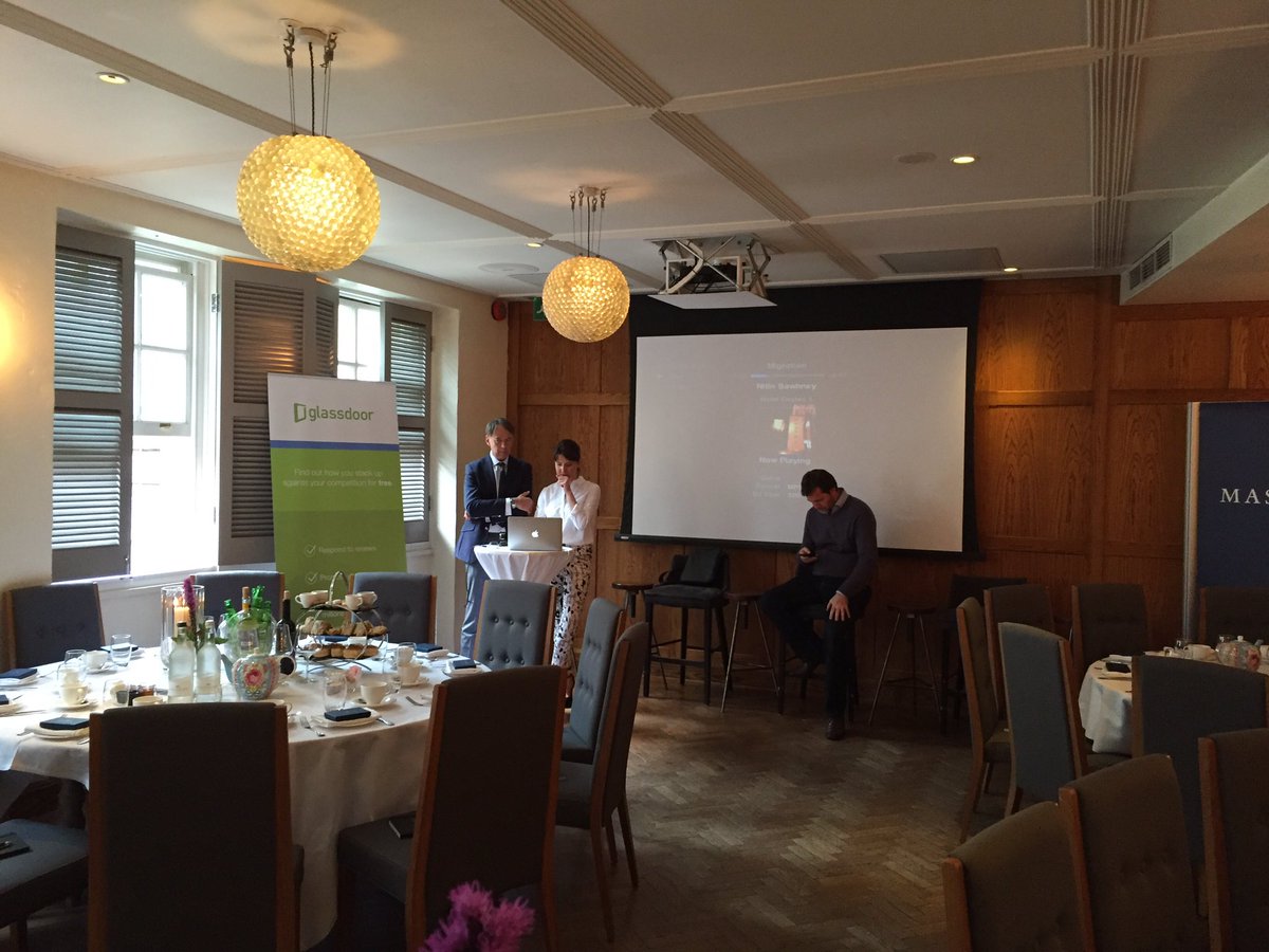 GlassdoorUK's tweet photo. Getting set up for our 'Driving Transparency' Staffing CEO event w/@MaseratiGB #GDStaffing https://t.co/CndwthYZJu