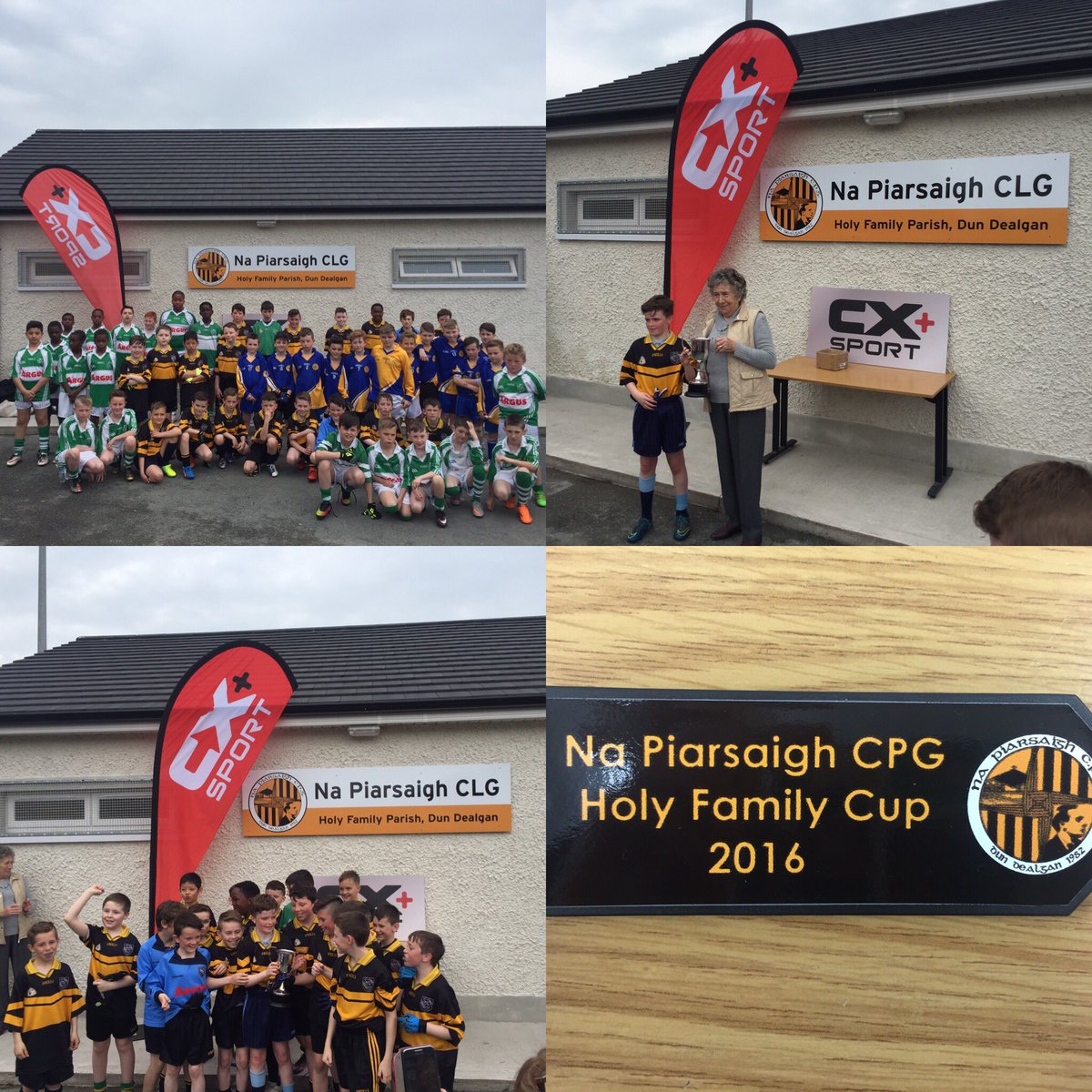 napsofficial's tweet photo. And the winners are Bay Estate congrats.Some amazing skills #holyfamily #patsyclarkecup @LouthProud @TOTTDundalk https://t.co/yLxybGDt0f
