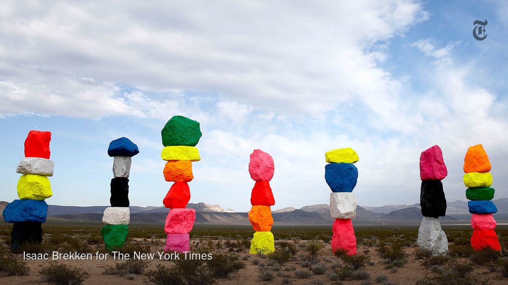 One of the largest land-art works of the last 40 years goes on view today in Nevada nyti.ms/27dfjba