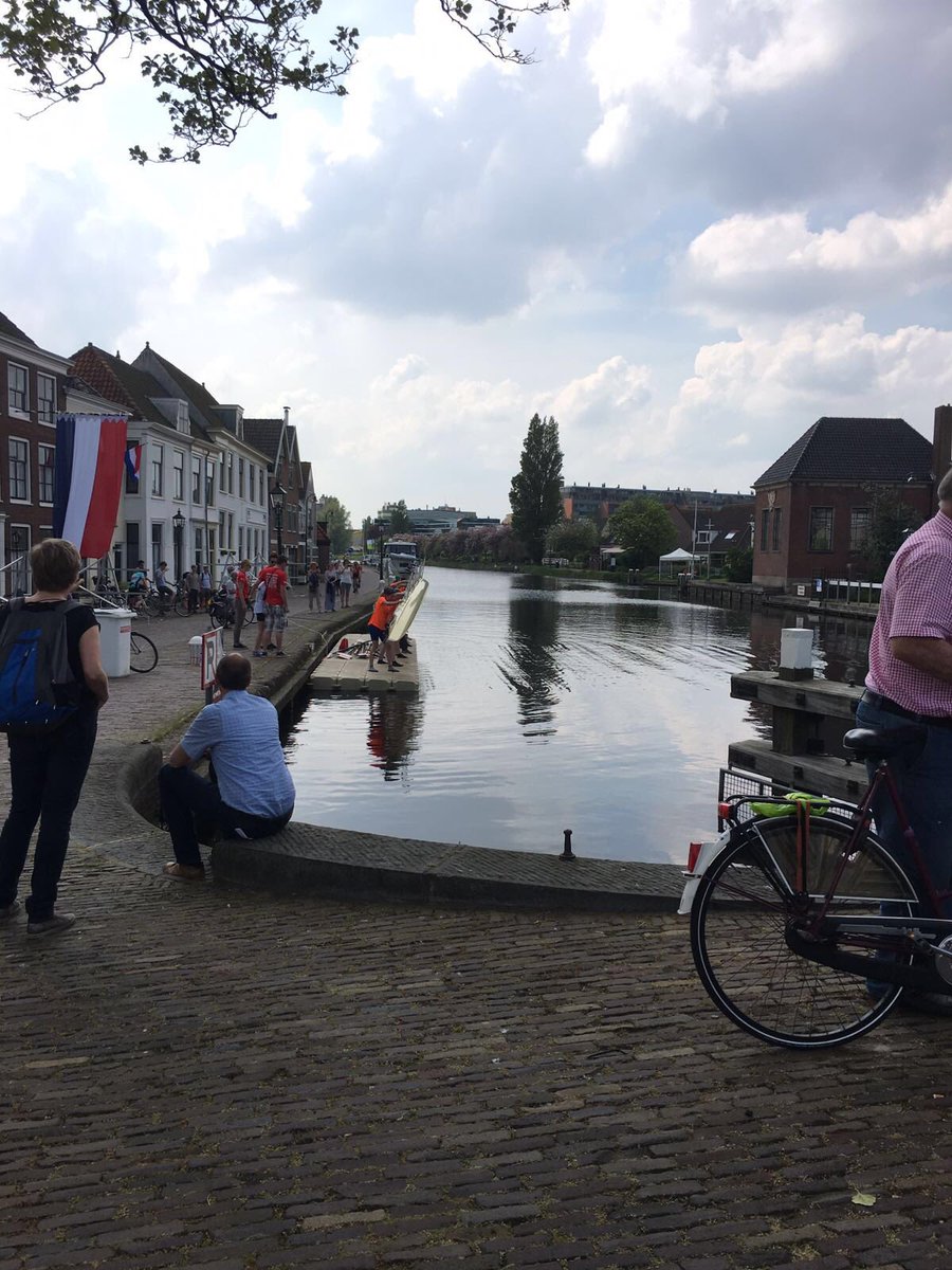De eerste ploegen hebben zojuist Leidschendam C5 bereikt! #makeithappen #ringvaart