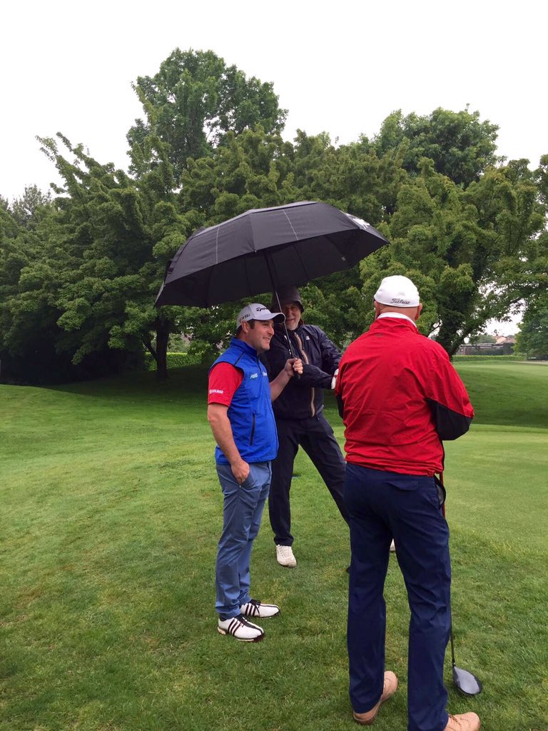 VillaverdeRst's tweet photo. #live from @Golf_Montecchia our team playing with @marcocrespigolf for @ItalianProTour https://t.co/ysL31P5iCs