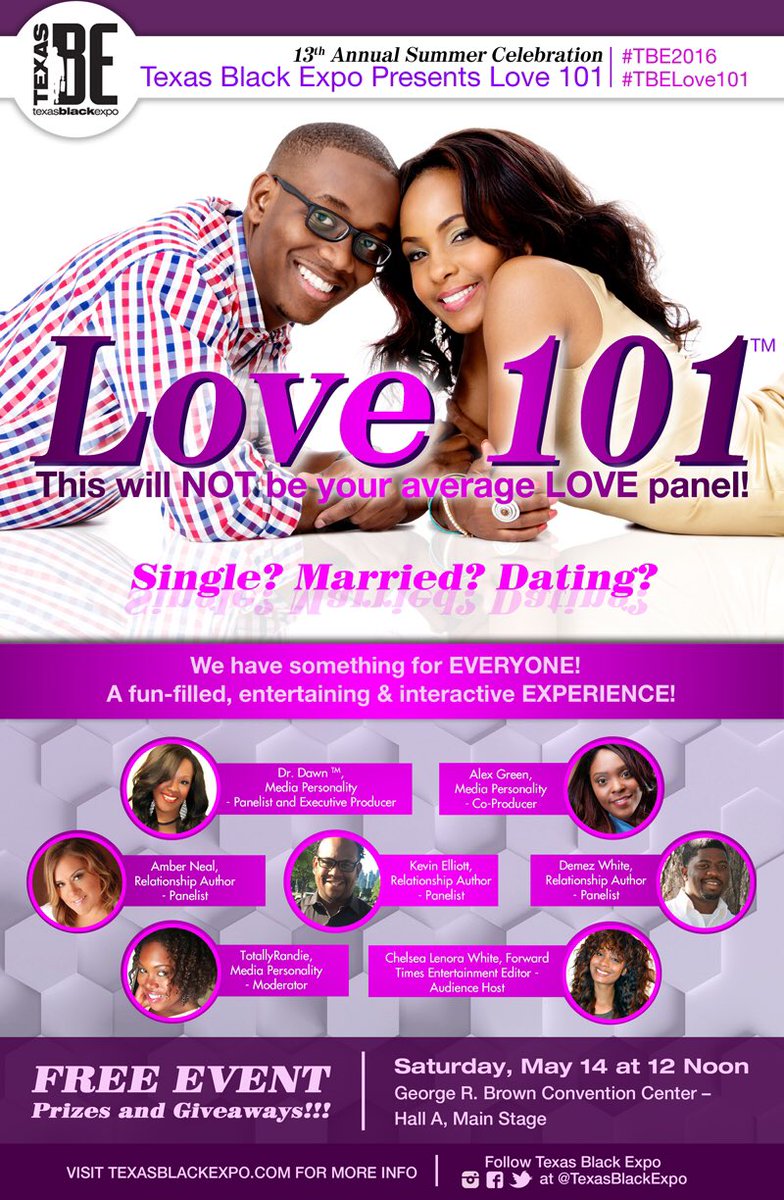 A lucky couple will WIN a date night at <a href="/ChefDeeDeeC/">SouthernCookingGirl</a> at TexasBlackExpo #TBELove10 5/14! Be there! #DrDawn #TBE2016