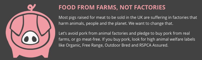 theexwivesclub's tweet photo. start your #pigpledge today...please sign. https://t.co/cWPddprSkK  @farmsnotfactory https://t.co/pt8LamunYV