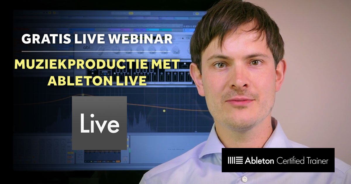 everlearn_nl's tweet photo. Gratis Live #Webinar Muziekproductie met #Ableton Live | 17 mei om 19.30 uur. Meld je aan op https://t.co/4G476vw0J5 https://t.co/aEdui1869y
