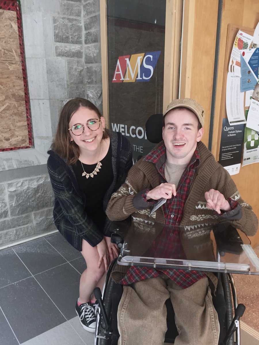 EquitableQueens's tweet image. Congrats James, our QFADS survey winner! Thanks for sharing how Queen's can be made more accessible! @AccessHubQU