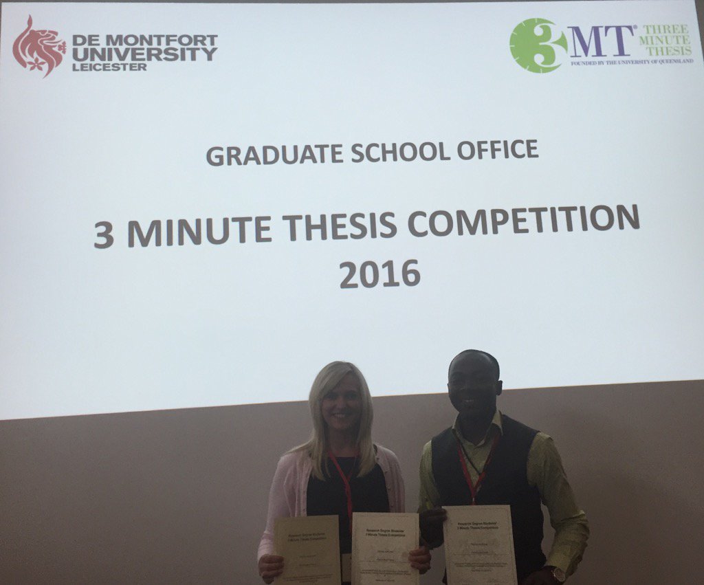 mhairimorris's tweet photo. @sangeeta_tanna congratulations to your student Dennis for a thoroughly deserved first place @dmuhls @DMUDeanHLS https://t.co/jYlSdYvBBc
