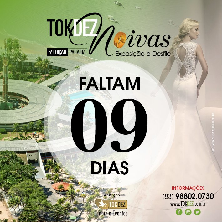 tokdez's tweet photo. Está chegando a hora! Noivinhas da Paraíba e região a TokDez Noivas começa dia 20, às 14h https://t.co/cq9XKSUWqG https://t.co/fLbRL0mnW7