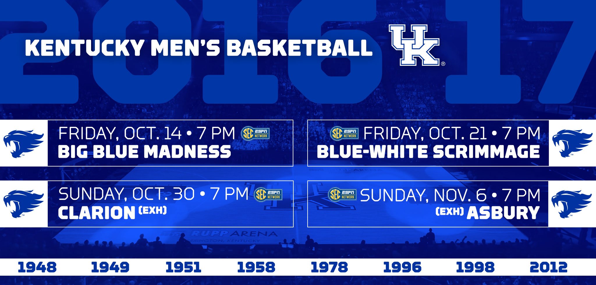 UK announces Big Blue Madness and this year