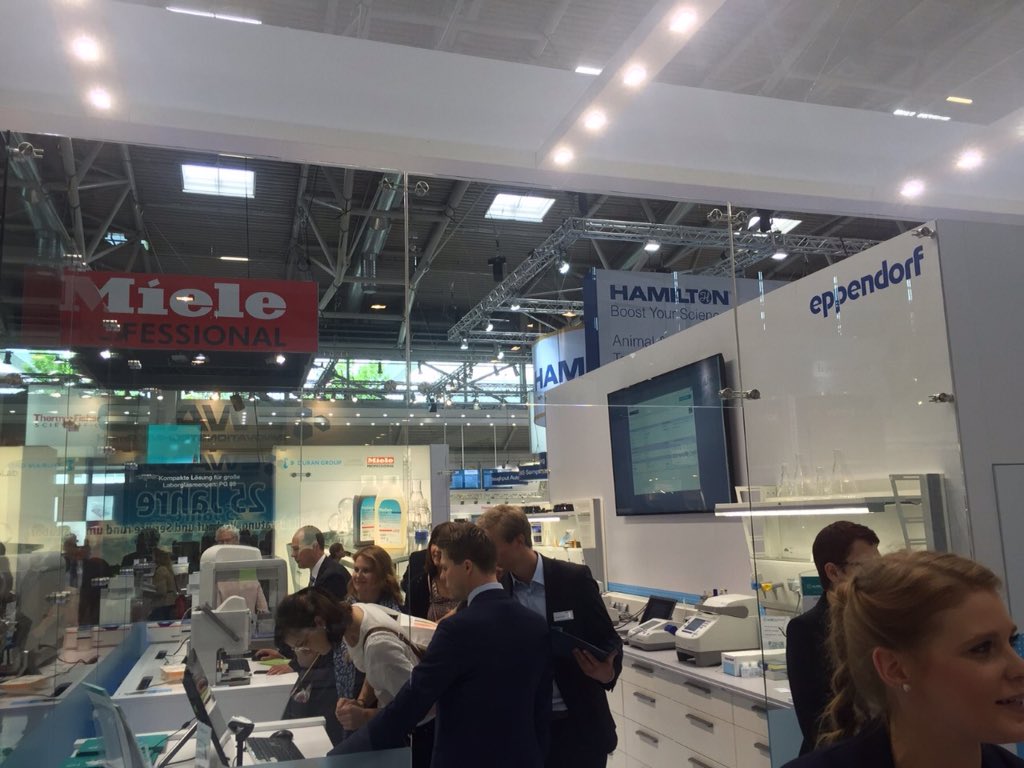 NewsMedical's tweet image. Great to meet @Eppendorf_AG today at #analytica2016 &amp;amp; share our coverage of @Eppendorf_USA