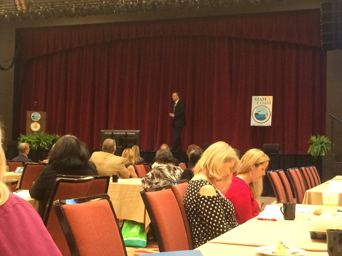 GrandBayNERR's tweet photo. Jonathan Daniels, Executive Director of @PortofGulfport  talks about using restoration to improve the coast #sooc16 https://t.co/tyXN26w85Z