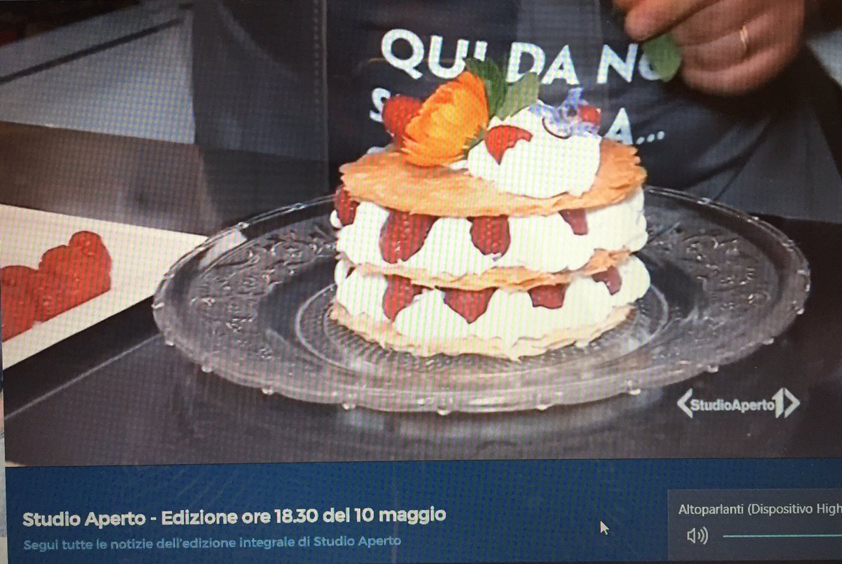 Congusto e <a href="/ConsVirgilio/">ConsorzioVirgilio</a> su #StudioAperto #Italia1 con il maestro pasticcere Davide Pisano!